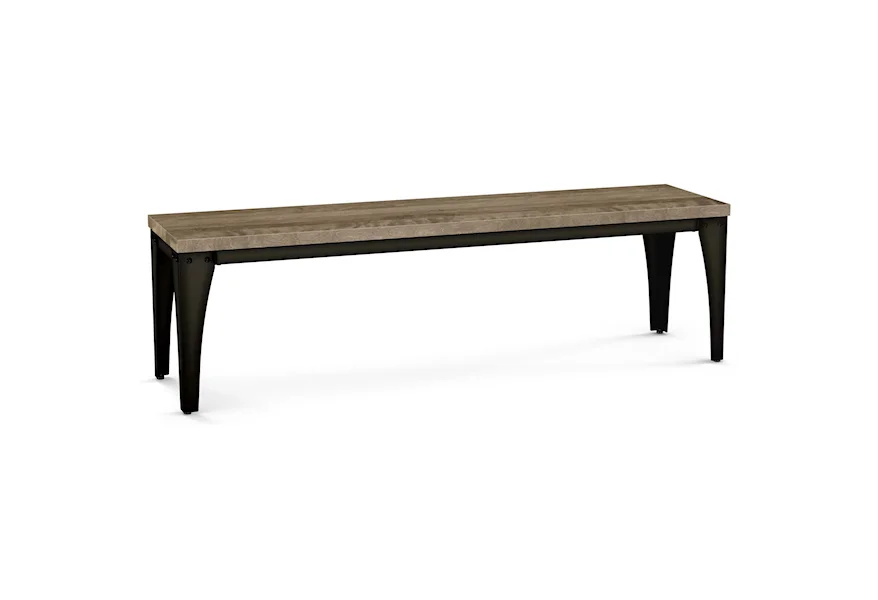 Industrial - Amisco Upright Bench by Amisco at Esprit Decor Home Furnishings